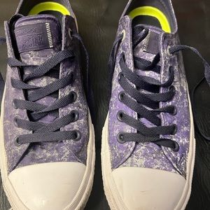 Converse purple shoes size 9